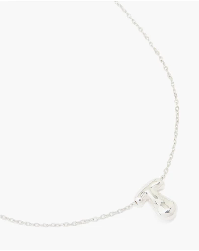 Lovisa - Waterproof Stainless Steel Large Bubble Letter T Necklace
