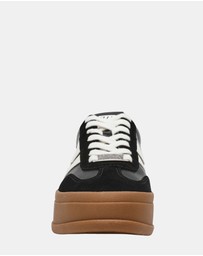 Steve Madden - Off-Track Black Suede Sneakers