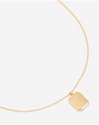 Lovisa - Waterproof Gold Plated Stainless Steel February Birth Flower Violet Necklace