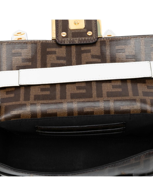 Pre-Loved by Azura Reborn - Pre-Loved Mini Zucca Glazed Fabric Cage Baguette Satchel