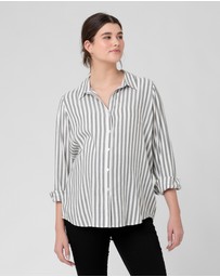 Ripe Maternity - Lou Stripe Shirt
