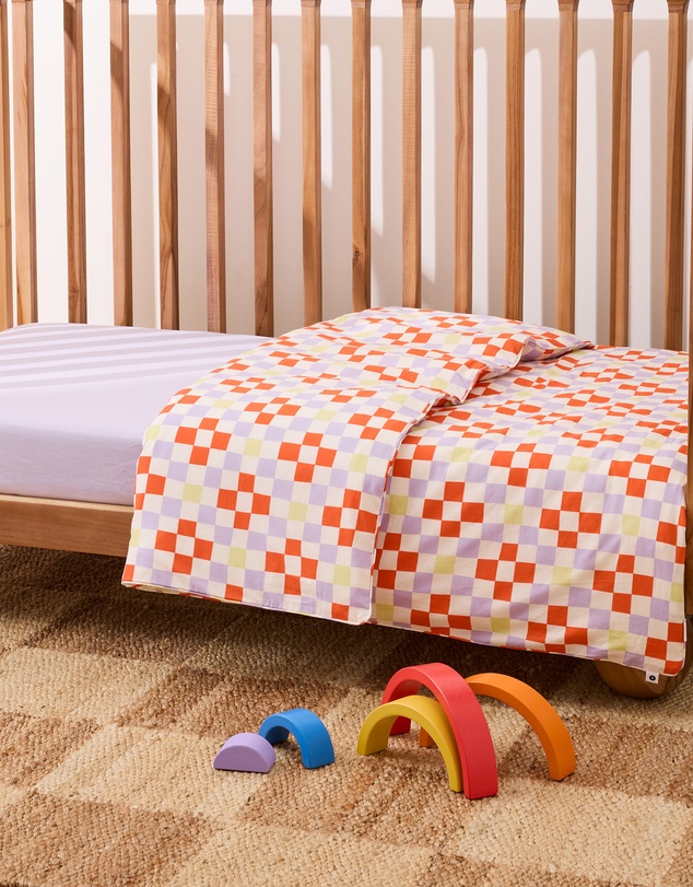 Sheet Society - Leo Washed Cotton Kids Quilt Cover