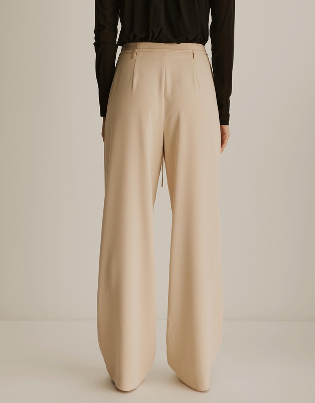 Atmos&Here - Elena Belted Wide Leg Pants