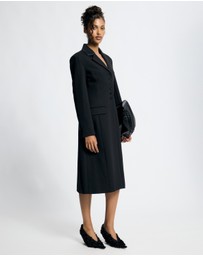 Lover - Salom Contrast Collar Suiting Coat