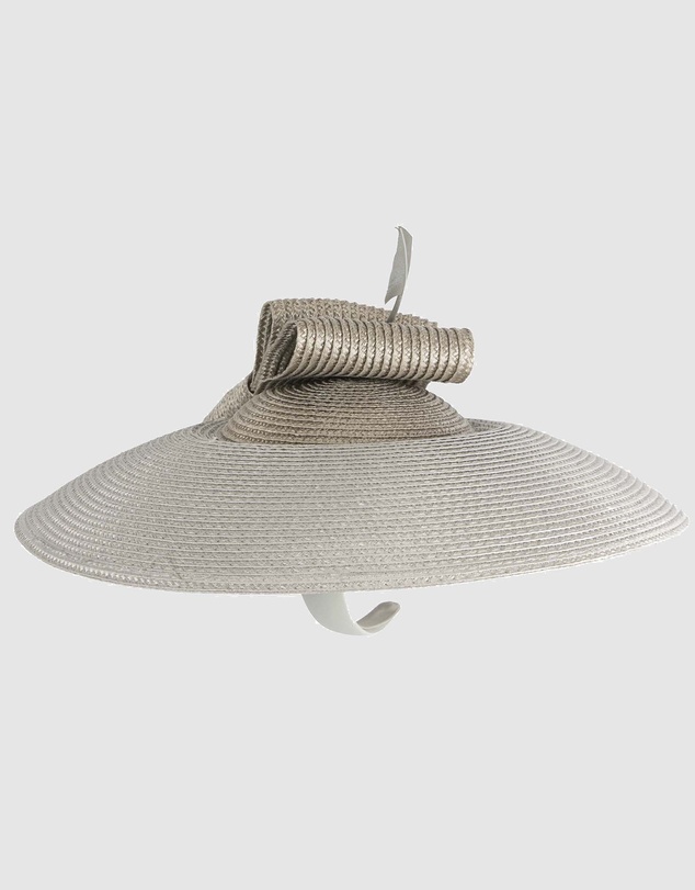 Max Alexander - Saucer Silver Racing Fascinator Hat