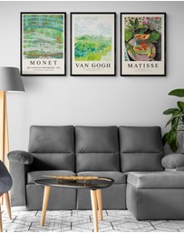 Inka Arthouse - Matisse x Monet x Van Gogh Set of 3 Art Prints