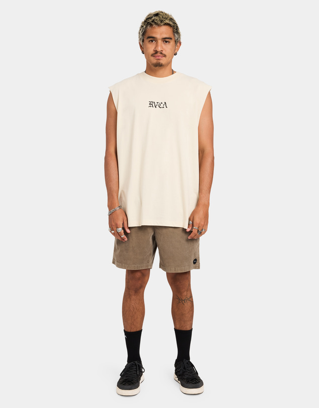 RVCA - Mens Escape II Corduroy Elastic Waist Shorts