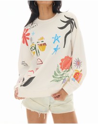 THE TALES - Illustrated Postcards Sweater
