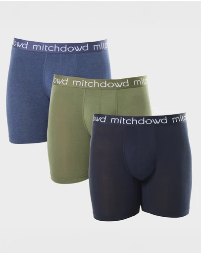 Mitch Dowd - Mens Plain Bamboo Long Leg 3 Pack