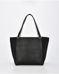 Cobb & Co - Phoenix Suede & Metallic Contrast Tote