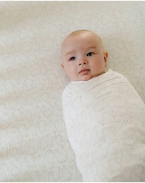 Kynd Baby - Large Stretchy Swaddle in Rabbit