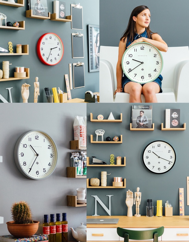 Newgate - Newgate Number Three Echo Clock Silicone Black