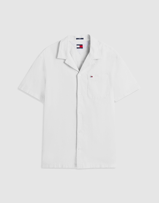 Tommy Jeans - Linen Blend Regular SS Shirt