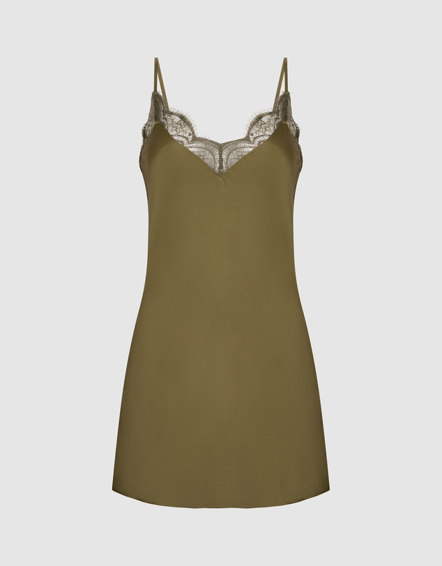 Hunkemoller - Satin Lace Slipdress