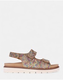 Mia Vita - Dakota Slingback Sandal - Multi Raffia