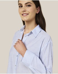 Papinelle - Selina Stripe Boyfriend Shirt