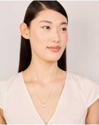 Lovisa - Waterproof Gold Plated Stainless Steel Freshwater Pearl Pendant Necklace