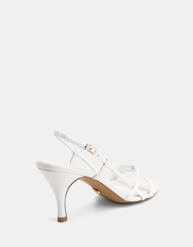 Wittner - Imani Mid Sandals White Patent Leather