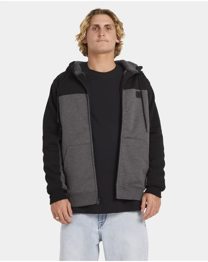 Volcom - Mens Division Lined Zip Up Hoodie