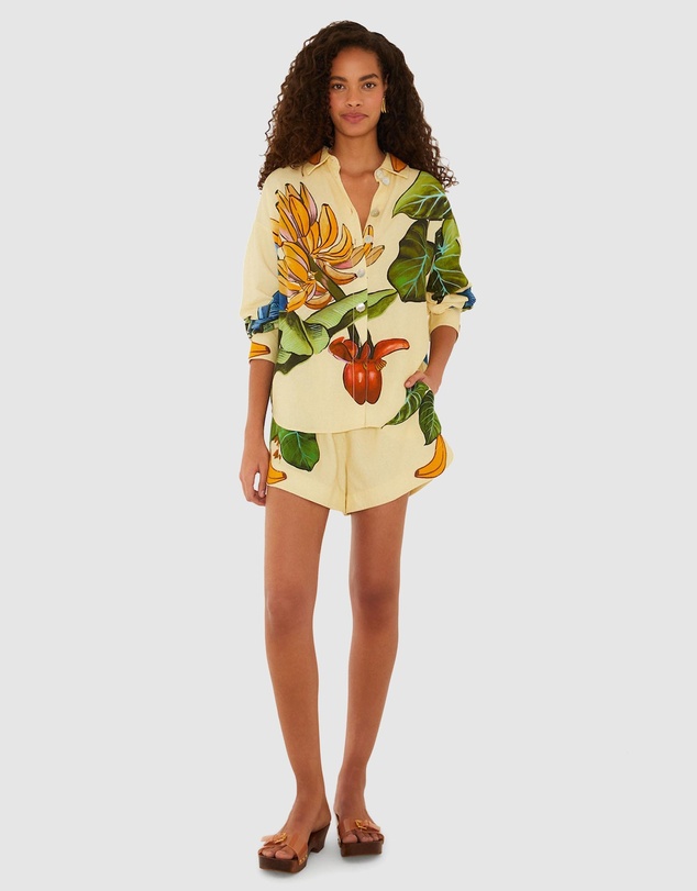 Farm Rio - Banana Grapes Yellow Shirt
