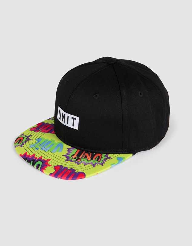 UNIT - UNIT Stomp Youth Flat Peak Snapback Cap