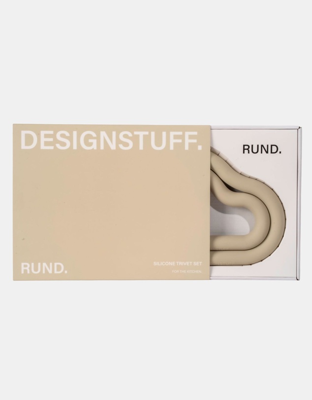 DESIGNSTUFF - RUND Curve Trivet Gift Set
