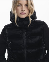 Desigual - Shiny Convertible Padded Jacket