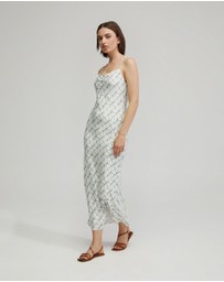 Oxford - Monica Printed Slip Dress