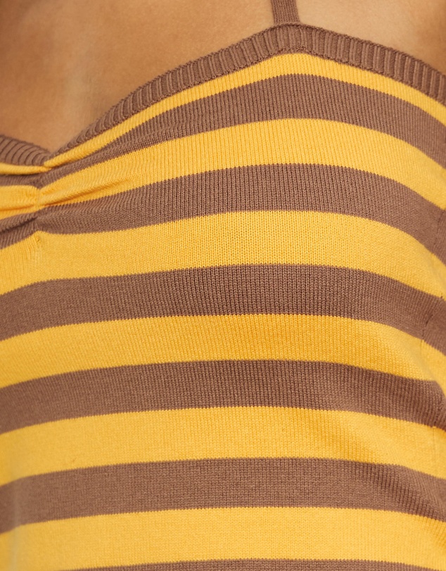 Dazie - Calor Stripe Knit Tank