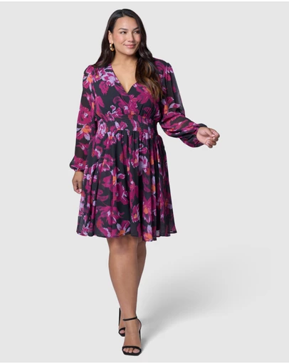 Pink Dusk by Curve Project - Ravished Mini Dress