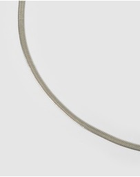 Arms Of Eve - Sylvia Silver Snake Chain Necklace