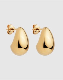 Najo - Baby Umbra Yellow Gold Earrings