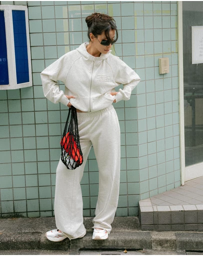 Pinky & Kamal - Raw Hem Trackpants