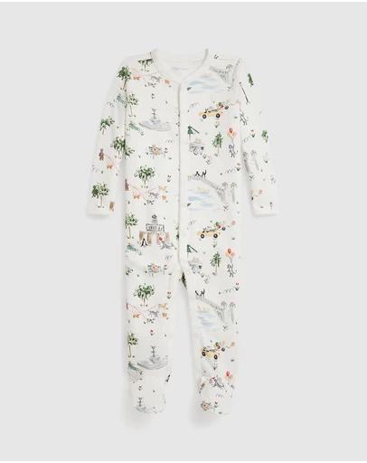Polo Ralph Lauren - Rl Baby X Riley Sheehey Cotton Coverall - Babies