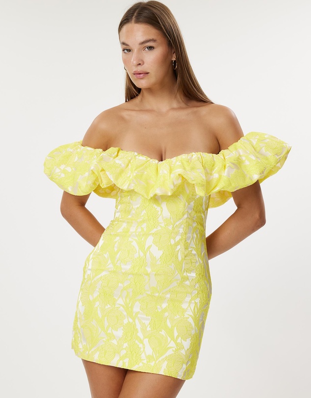 Honey and Beau - Puff Sleeve Dress