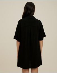 The Fated - Finesse Relaxed Shirt Dress