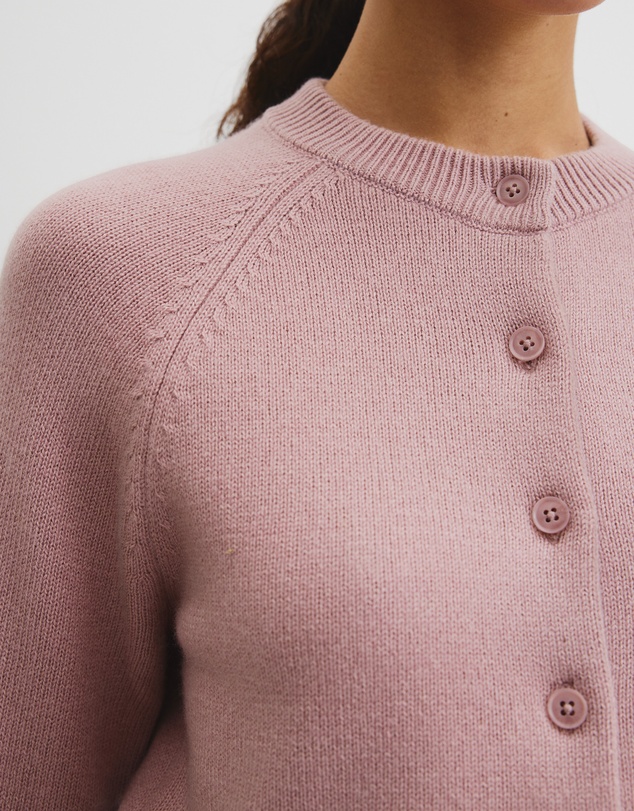 Country Road - Cotton Cashmere Crew Neck Cardigan