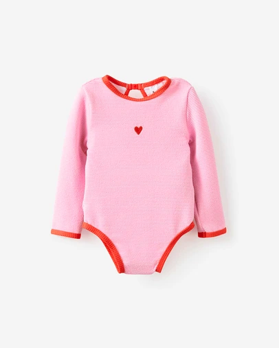 Cotton On Kids - Baby Long Sleeve Keyhole Back Swimsuit