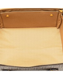 Pre-Loved by Azura Reborn - Pre-Loved Zucca Coated Canvas Karligraphy Travel Bag
