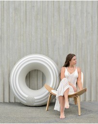 &Sunday - Sporty Oversized Inflatable Pool Tube- Clay