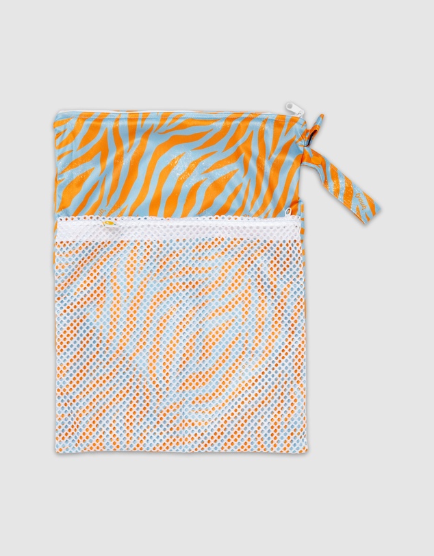 Tyoub - Tyoub Stay-dry Zip Wet Bag Tiger Orange and Blue
