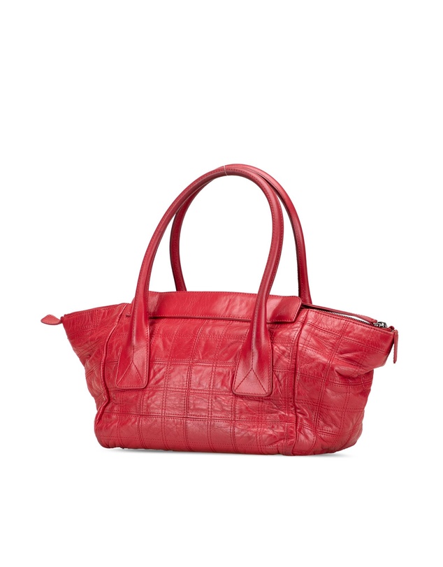 Pre-Loved by Azura Reborn - Pre-Loved Lambskin Square Stitched Lax Handbag