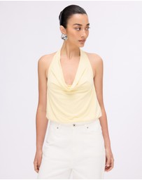 Minima Esenciales - Mollie Jersey Halter Bodysuit
