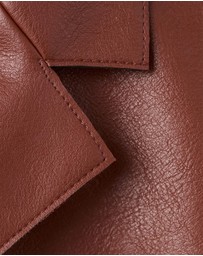 M.N.G - Faux-Leather Jacket With Pockets