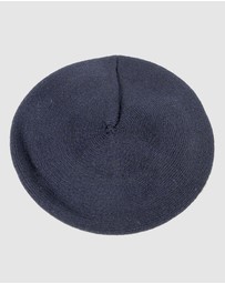 Max Alexander - European Made Navy Soft Wool Beret