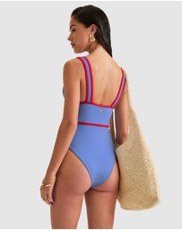 TALA - Contrast Plunge Swimsuit