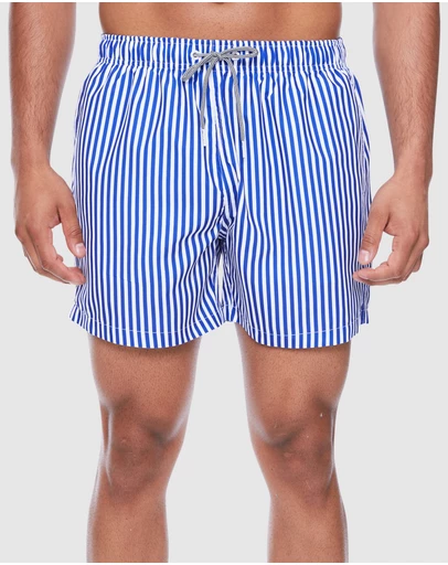 Boardies - Boardies Deck Stripe Mid Length Swim Shorts