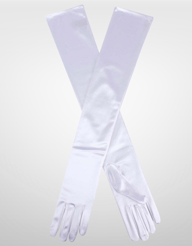DENTS - Long Opera Satin Gloves