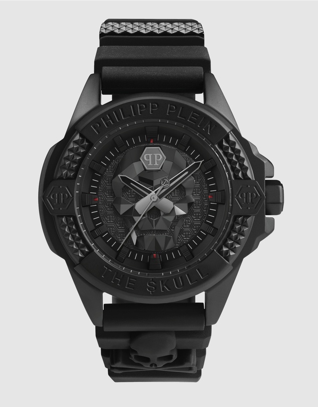 Philipp Plein - The $Kull - 44mm Black Dial and Silicone Strap