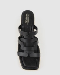 Edward Meller - MADERE Square Toe Slide Espadrille